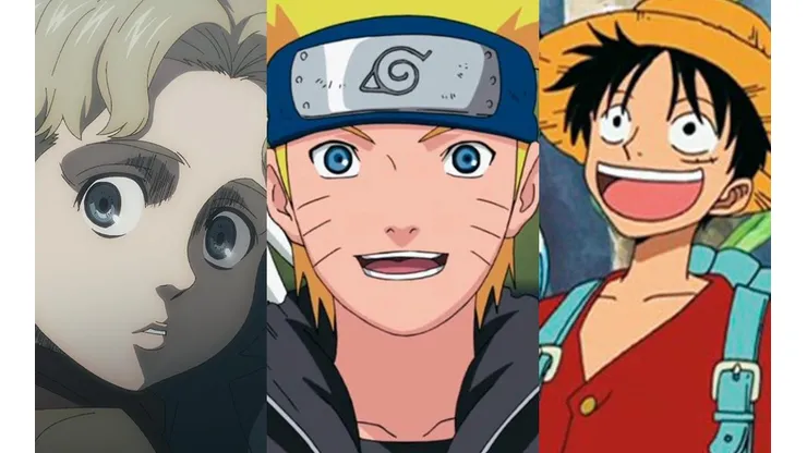 One Piece, Naruto y Shingeki no Kyojin