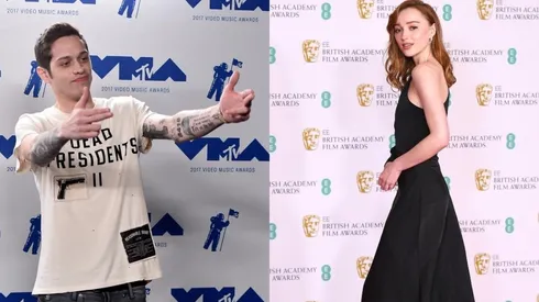 Pete Davidson y Phoebe Dynevor.