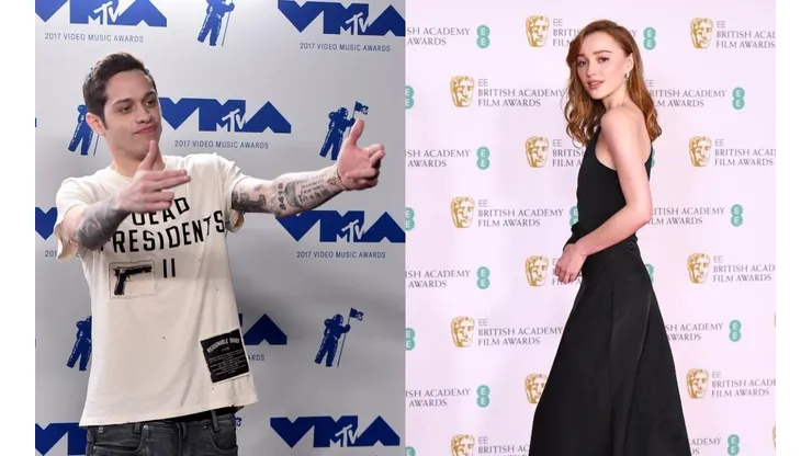 Pete Davidson y Phoebe Dynevor.