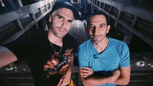 Nicolás Furtado y Juan Minujin en Puente Viejo.