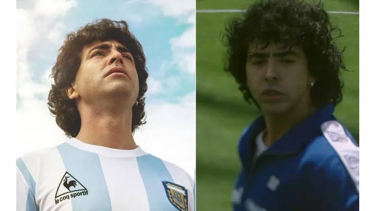 Nazareno Casero es uno de los actores que interpreta a Diego Maradona (Foto: Amazon Prime)