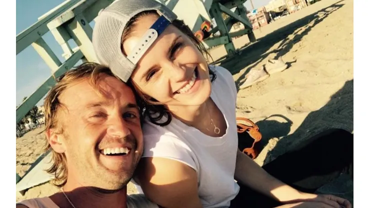 Emma Watson y Tom Felton.