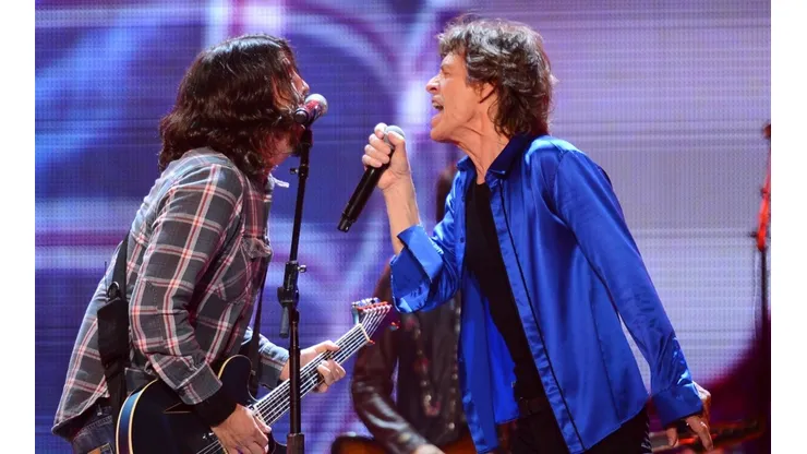 Dave Grohl y Mick Jagger presentaron un tema que habla sobre la cuarentena (Foto: Getty Images)