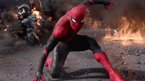 Tom Holland en su papel de Spiderman.