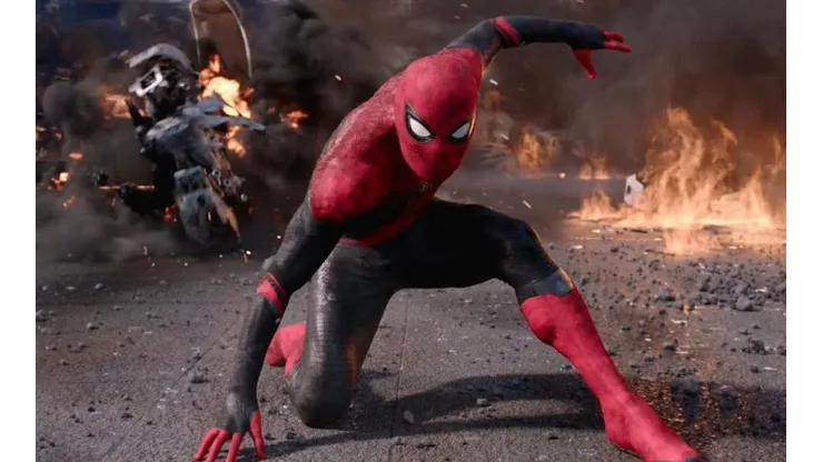 Tom Holland en su papel de Spiderman.