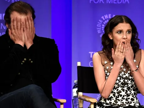 Millie Bobby Brown salvó del ridículo a David Harbour