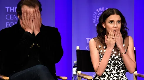 Millie Bobby Brown salvó del ridículo a David Harbour