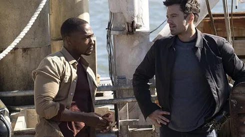 Sebastián Stan y Anthony Mackie en The Falcon and The Winter Soldier.