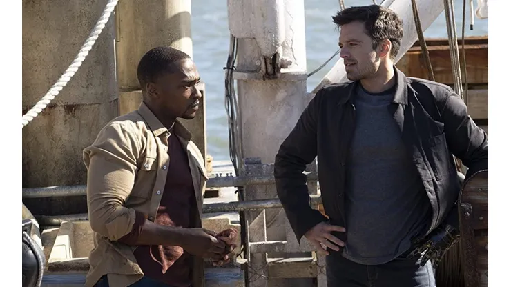 Sebastián Stan y Anthony Mackie en The Falcon and The Winter Soldier.