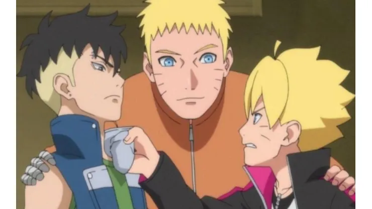 Naruto y Kawaki forman un gran equipo en el episodio 193 de Boruto: Naruto Next Generations.