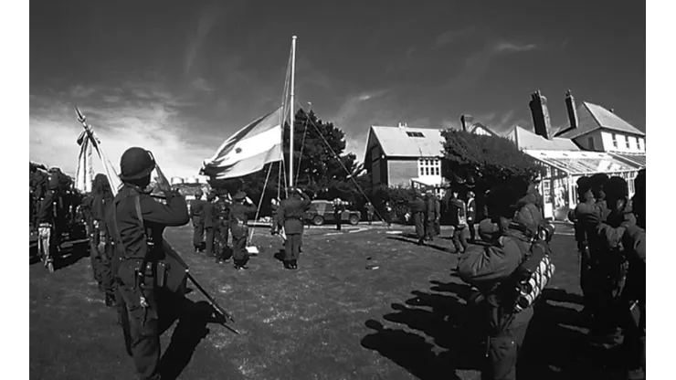 El Ejército argentino en las Islas Malvinas.