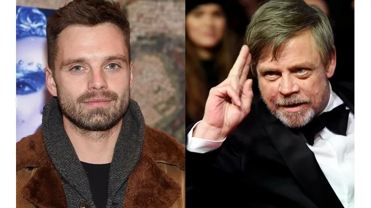 Sebastian Stan sostuvo que sería Luke Skywalker solo con el consentimiento de Mark Hamill (Foto: Getty Images)