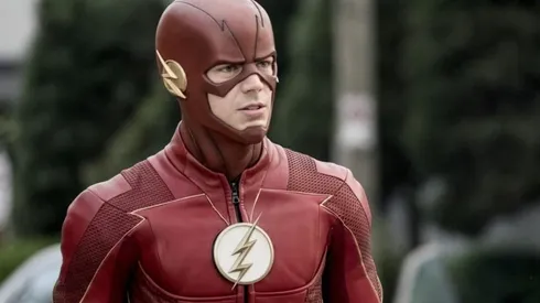 Grant Gustin en su papel de Flash.