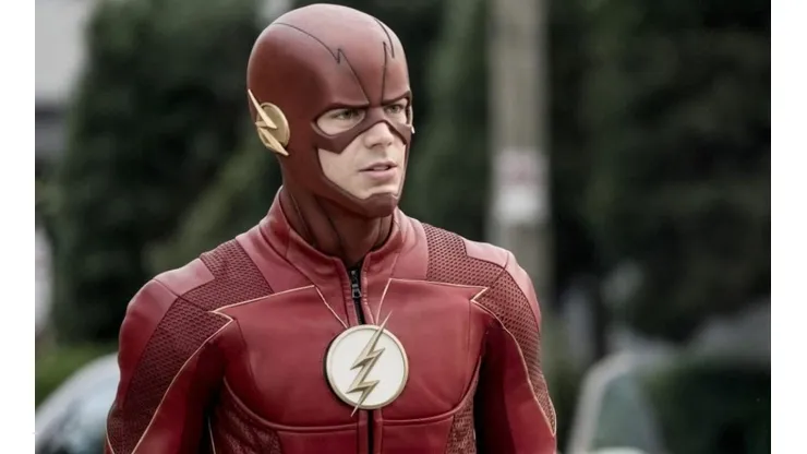 Grant Gustin en su papel de Flash.