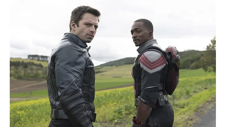 Anthony Mackie y Sebastián Stan en sus papeles de Falcon y el Soldado del Invierno.