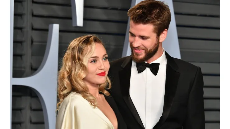 Miley Cyrus y Liam Hemsworth.