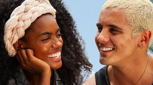 Angely Gaviria y Dylan Fuentes en sus papeles de Siempre Bruja.