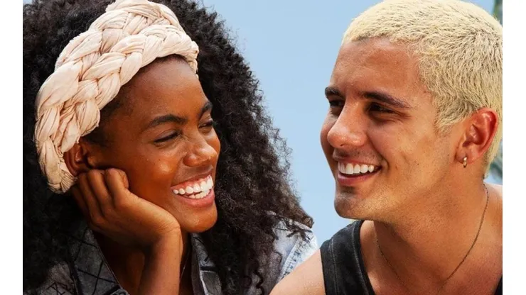 Angely Gaviria y Dylan Fuentes en sus papeles de Siempre Bruja.
