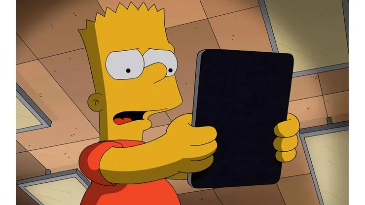 Los Simpson predijeron a Riquelme y su hermano en el palco de Boca