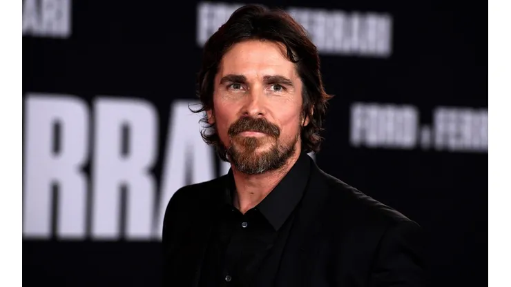 Christian Bale en la premiere de Ford v Ferrari
