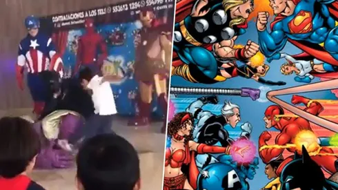 Video: un niño vence a Thanos en un épico crossover entre Marvel y DC que se hizo viral.