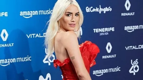 Lali Espósito en un evento de Amazon Music