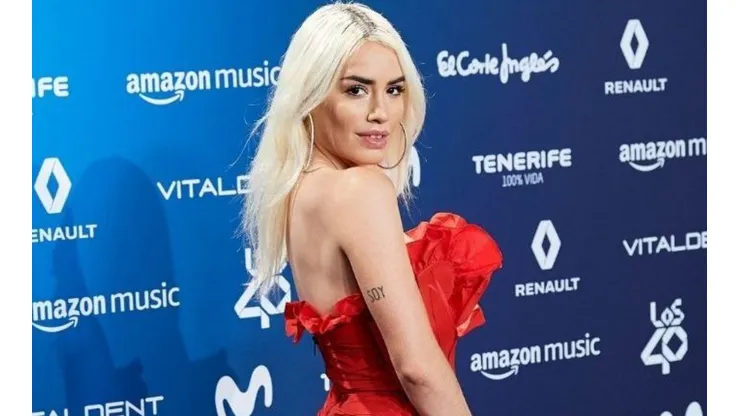 Lali Espósito en un evento de Amazon Music