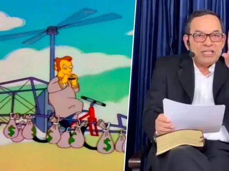 La última predicción de Los Simpson: un pastor escapó con el dinero de sus creyentes