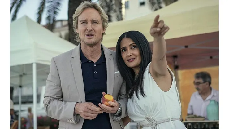 Owen Wilson y Salma Hayek en Bliss