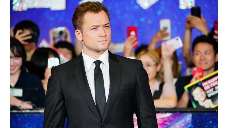Taron Egerton en la premiere de Rocketman
