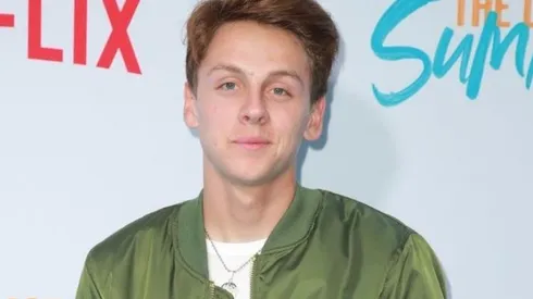 Jacob Bertrand en un evento de Netflix