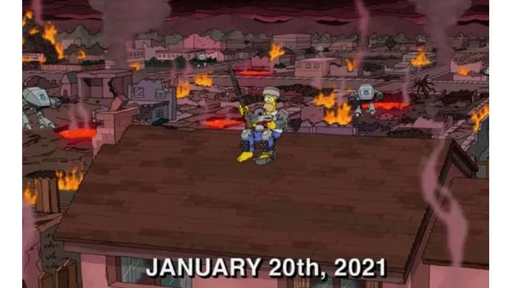 Los Simpson predijeron los incidentes en el Capitolio de Estados Unidos