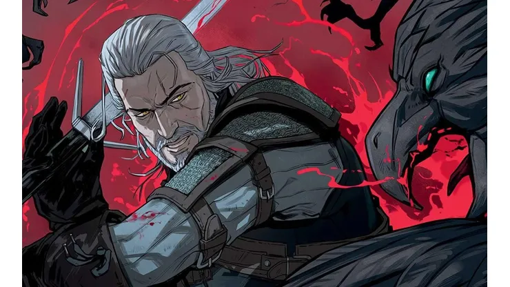 Logo oficial de 'Nightmare of the Wolf', la película anime de 'The Witcher'.