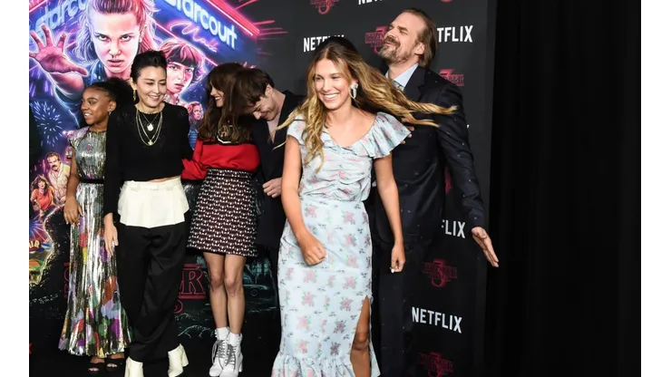 El elenco de Stranger Things tuvo un reencuentro virtual por Navidad
