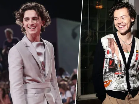 Timothée Chalamet imitó a Harry Styles y así reaccionaron los fans