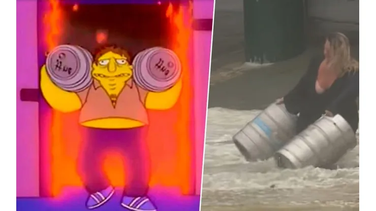 La última predicción de Los Simpson: arriesgó su vida por dos barriles de cerveza.