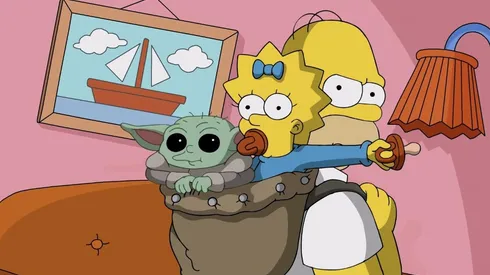 Imperdible: el video del cortometraje que reunió a Los Simpson y Baby Yoda.