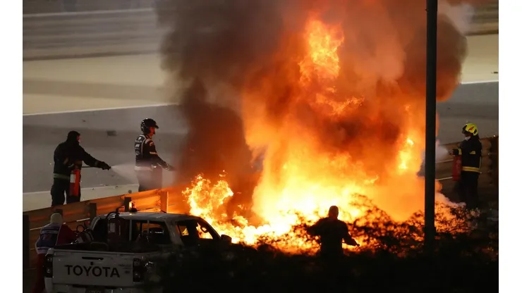 Explosión de película: accidente de Fórmula 1 parte en dos un auto