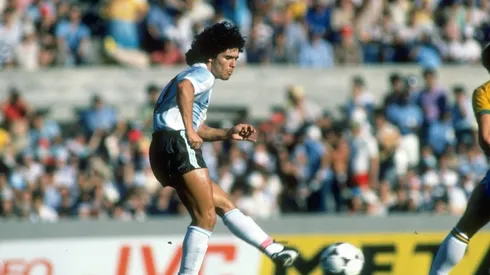 Diego Maradona en 1981.