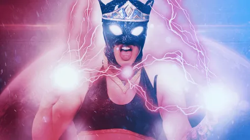 Poster promocional de Heroes of Lucha Libre