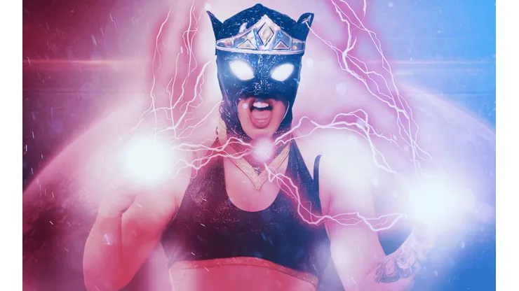 Poster promocional de Heroes of Lucha Libre