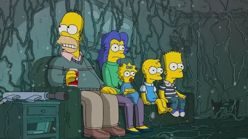 Escena de Los Simpson