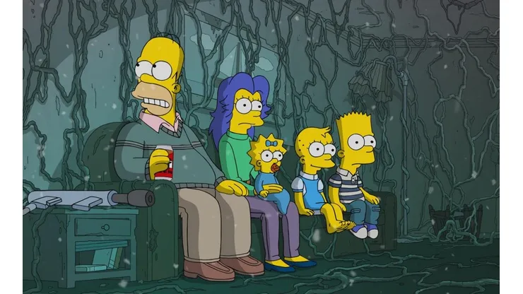 Escena de Los Simpson