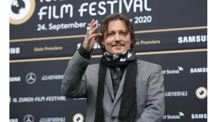 Johnny Depp en la premiere