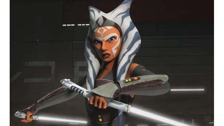 Así se ve Rosario Dawson como Ahsoka Tano en 'The Mandalorian'.