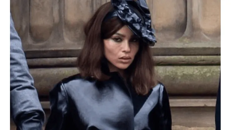 Zoe Kravitz en el rodaje de The Batman