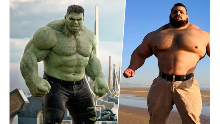 Conoce a Sajad Gharibi, el 'Hulk iraní'.