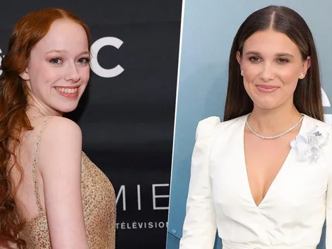 Lo volverán a hacer: el día que Amybeth McNulty y Millie Bobby Brown compartieron cámara