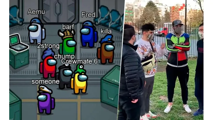 ¡Delirante! Recrean el Among Us con video viral en las redes sociales