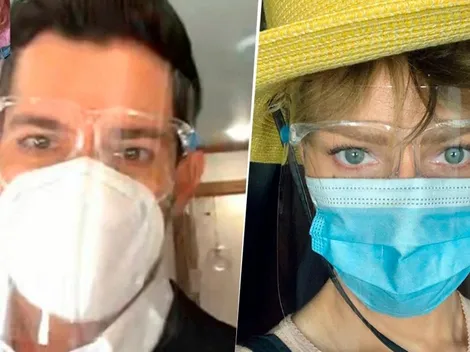 Lucifer volvió al rodaje: primeras imágenes de Tom Ellis con cubreboca